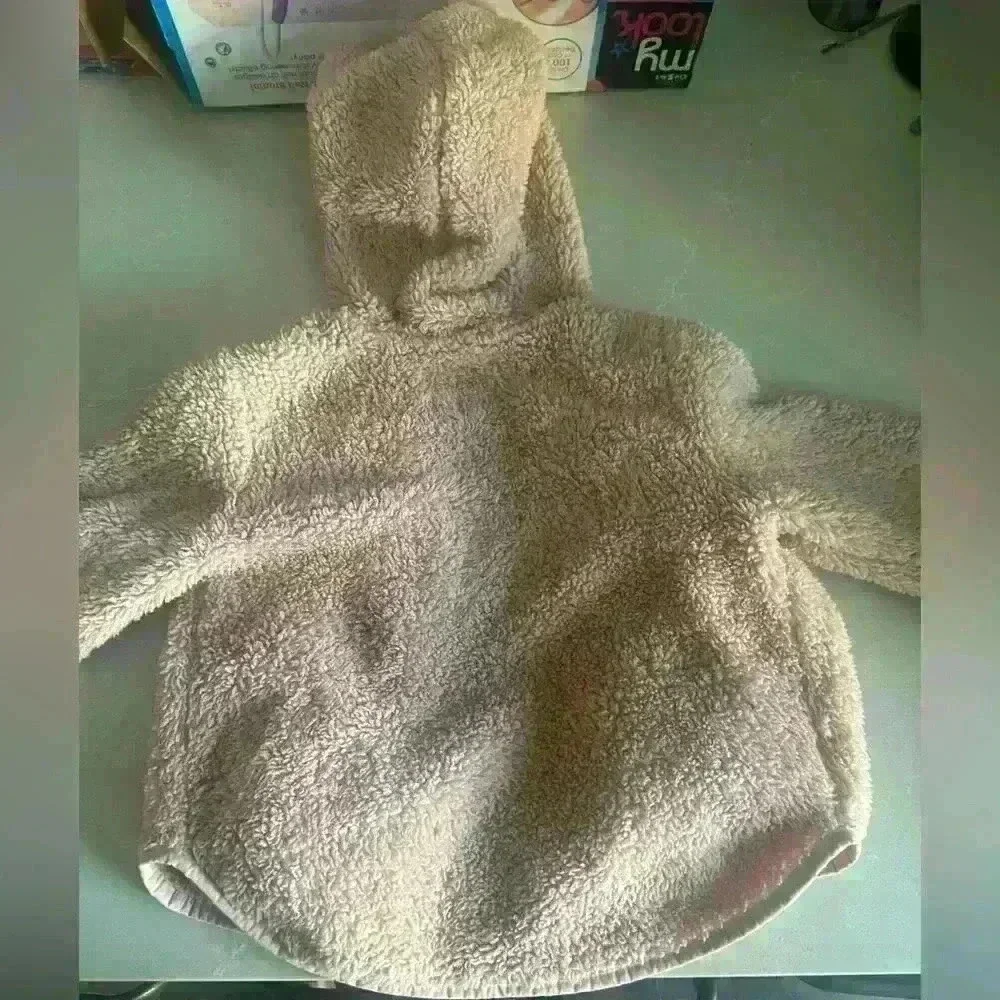 Pink cozy jacket for toddlers.